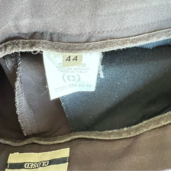 Closed Men’s Brown Trousers‎ Leg Zipper - Picture 13 of 16
